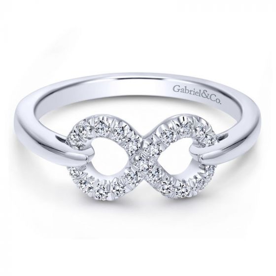 Gabriel & Co. Sterling Silver Classic Gemstone Ring