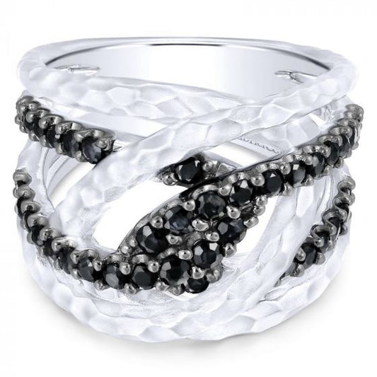 Gabriel & Co. Sterling Silver Souviens Gemstone Ring