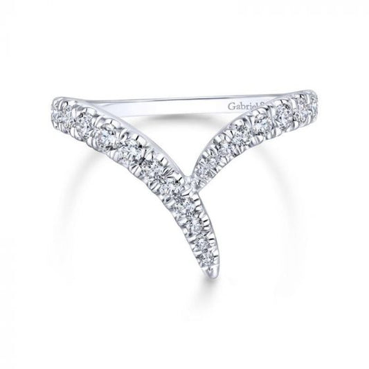 Gabriel & Co. 14k White Gold Kaslique Diamond Ring