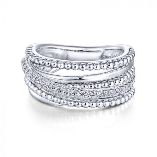 Gabriel & Co. Sterling Silver Bujukan Gemstone Ring