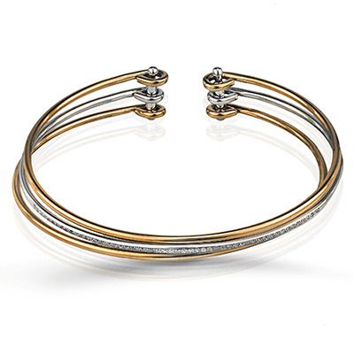 Simon G. 18k White Gold Bangle