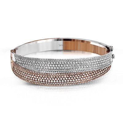 Simon G. 18k White Gold Bangle