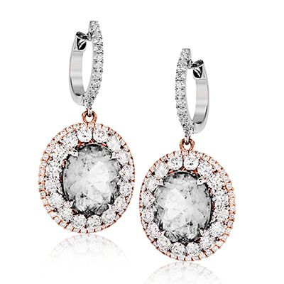 Simon G. 18k White Gold Color Earrings