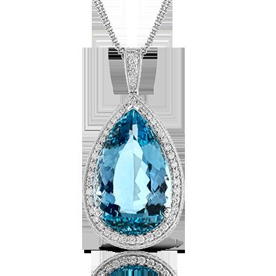 Simon G. 18k White Gold Color Pendant