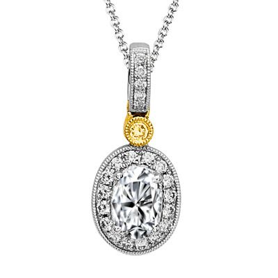 Simon G. 18k Yellow And White Gold Color Pendant