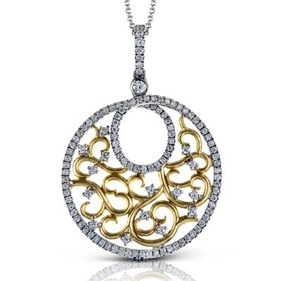 Simon G. 18k White Gold Pendant