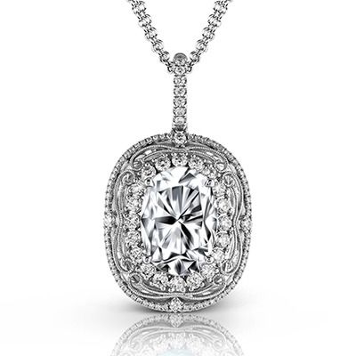 Simon G. 18k White Gold Color Pendant