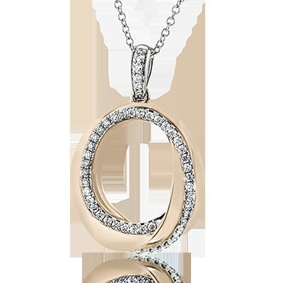 Simon G. 18k White Gold Pendant
