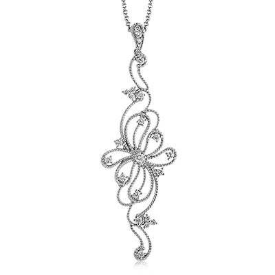 Simon G. 18k White Gold Pendant