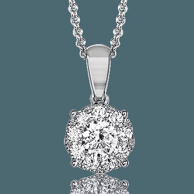 Simon G. 18k White Gold Pendant