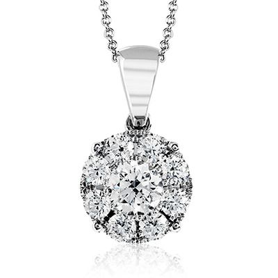 Simon G. 18k White Gold Pendant