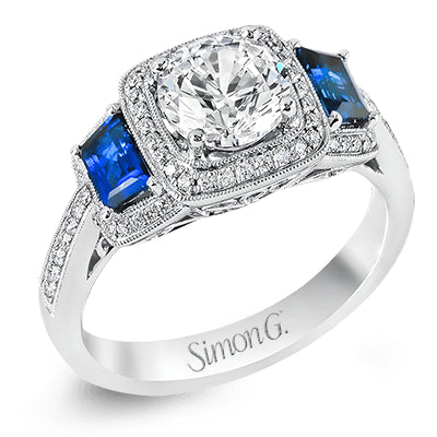 Simon G Bridal Simon Set Anniversary Ring In 18K Gold With Diamonds (White,Yellow)