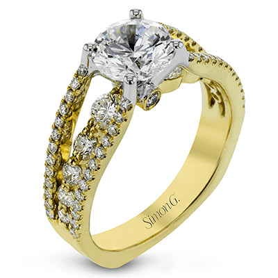 Simon G Bridal Simon Set Anniversary Ring In 18K Gold With Diamonds (White,Yellow)