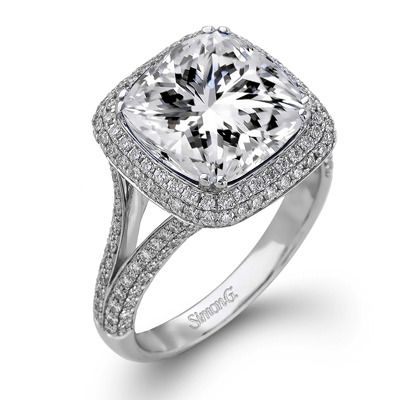 Simon G. 18k White Gold Color Ring