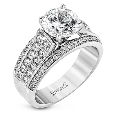 Simon G Bridal Simon Set Anniversary Ring In 18K Gold With Diamonds (White,Yellow)