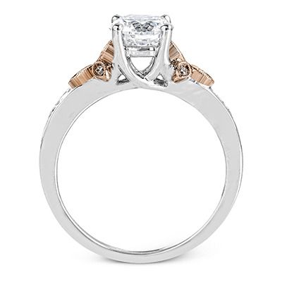 Simon G. 18k White Gold Engagement Ring