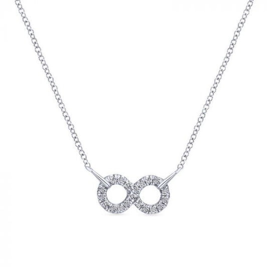 Gabriel & Co. Sterling Silver Classic Gemstone Necklace