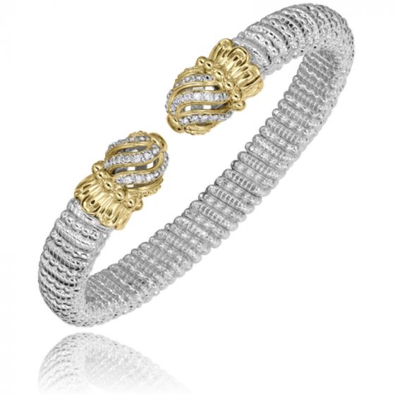 Vahan 14k Gold & Sterling Silver Diamond Bracelet