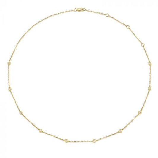 Shy Creation 14k Yellow Gold Necklace
