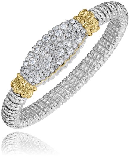 Vahan 14k Gold & Sterling Silver Diamond Bracelet