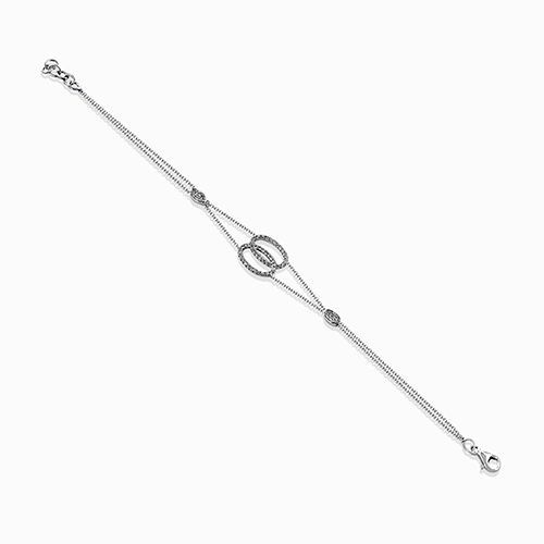 Simon G. 18k White Gold Diamond Bracelet