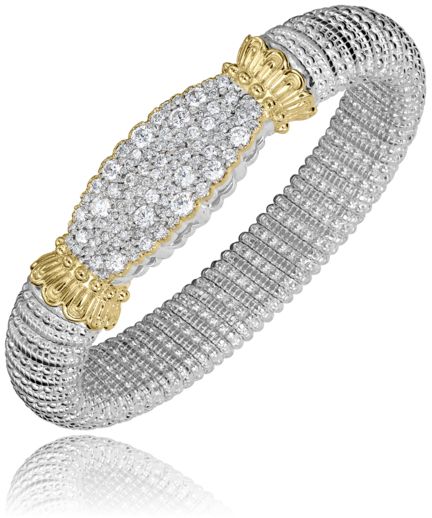 Vahan 14k Gold & Sterling Silver Diamond Bracelet