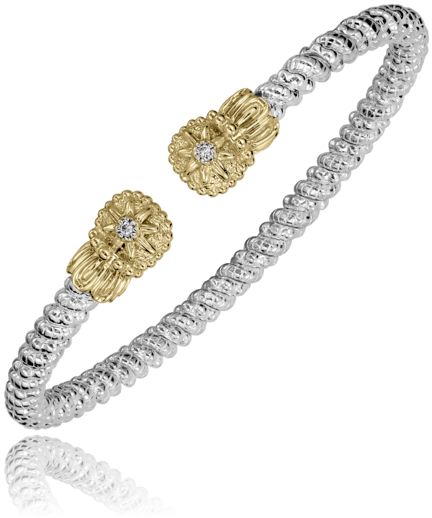 Vahan 14k Gold & Sterling Silver Diamond Bracelet