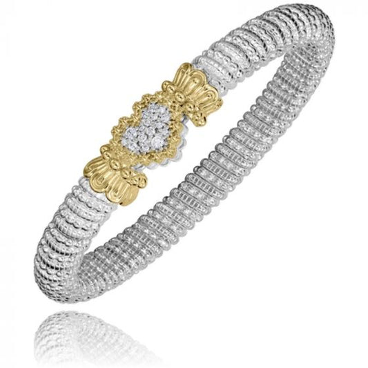 Vahan 14k Gold & Sterling Silver Diamond Bracelet