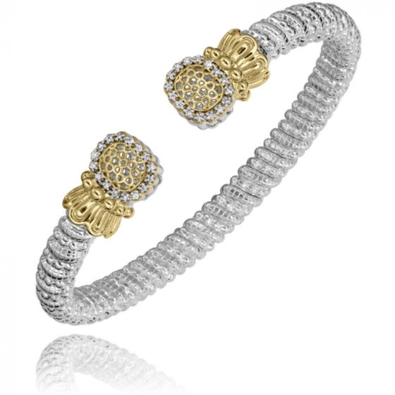 Vahan 14k Gold & Sterling Silver Diamond Bracelet