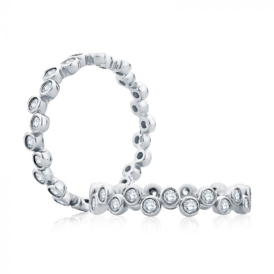 A. Jaffe Modern A.JAFFE Bubble Diamond Anniversary Band