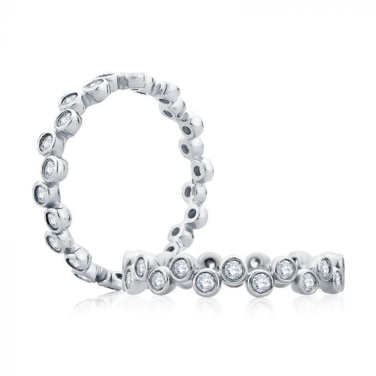 A. Jaffe Modern A.JAFFE Bubble Diamond Anniversary Band