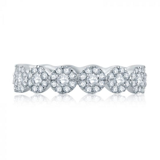 A. Jaffe Round Halo Eternity Anniversary Band