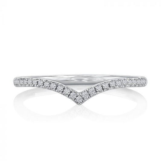 A. Jaffe Curved Wedding Band