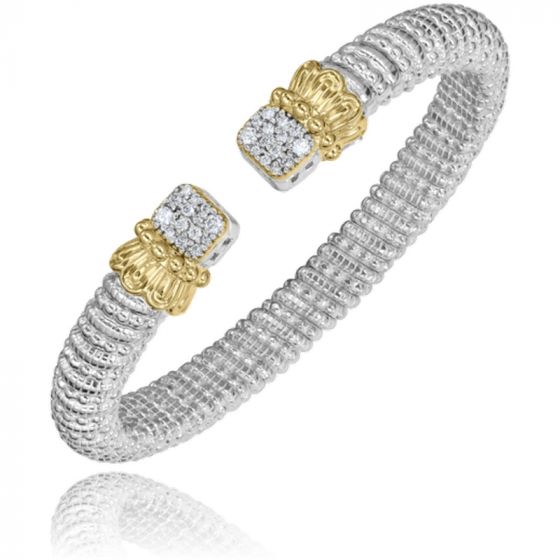 Vahan 14k Gold & Sterling Silver Diamond Bracelet