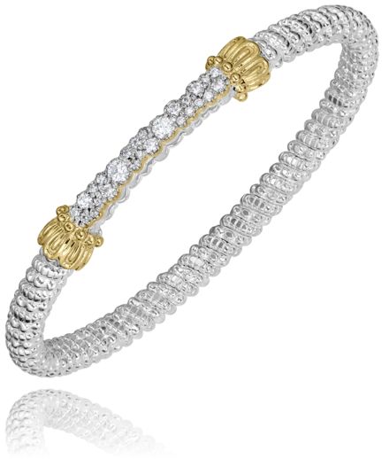 Vahan 14k Gold & Sterling Silver Diamond Bracelet