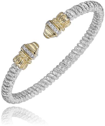 Vahan 14k Gold & Sterling Silver Diamond Bracelet