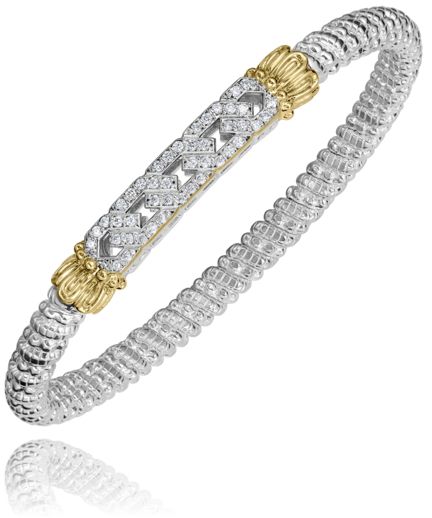 Vahan 14k Gold & Sterling Silver Diamond Bracelet