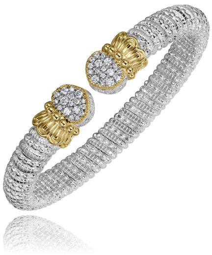 Vahan 14k Gold & Sterling Silver Diamond Bracelet