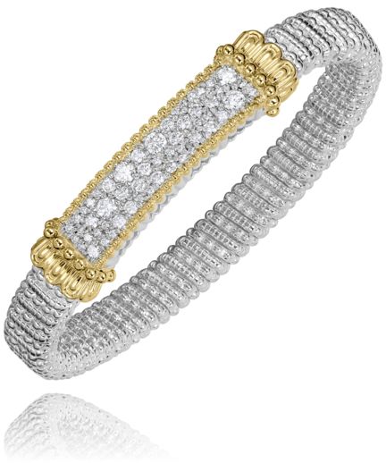 Vahan 14k Gold & Sterling Silver Diamond Bracelet