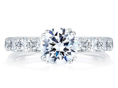 A. Jaffe Timeless Classic Shared Prong Engagement Ring