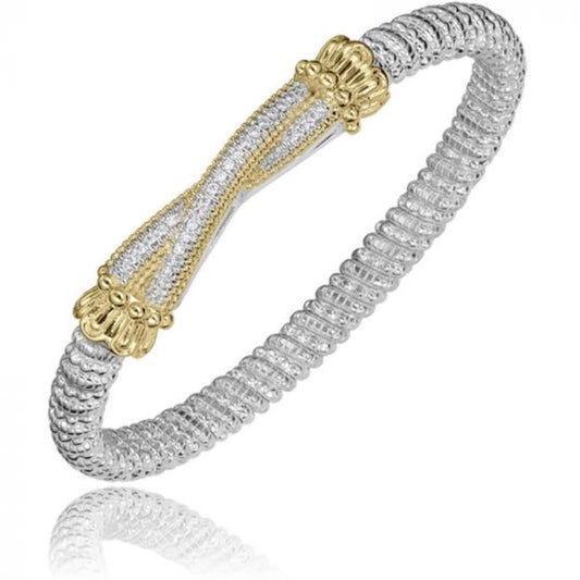 Vahan 14k Gold & Sterling Silver Diamond Bracelet