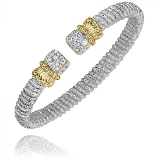 Vahan 14k Gold & Sterling Silver Diamond Bracelet