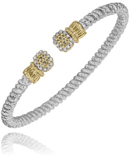 Vahan 14k Gold & Sterling Silver Diamond Bracelet