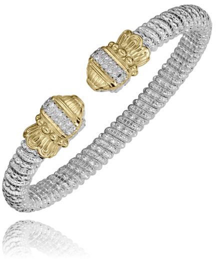 Vahan 14k Gold & Sterling Silver Diamond Bracelet