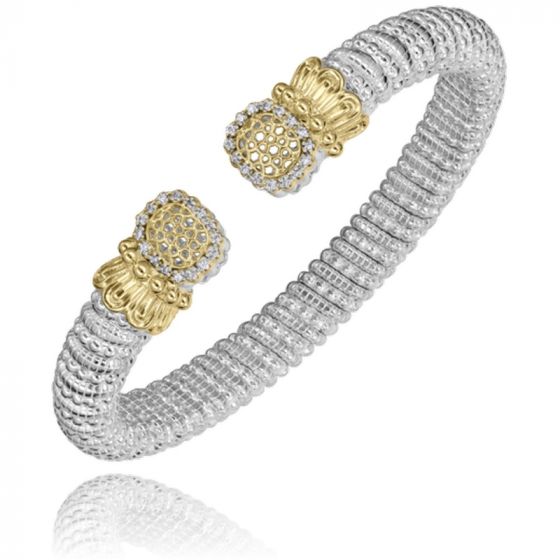 Vahan 14k Gold & Sterling Silver Diamond Bracelet