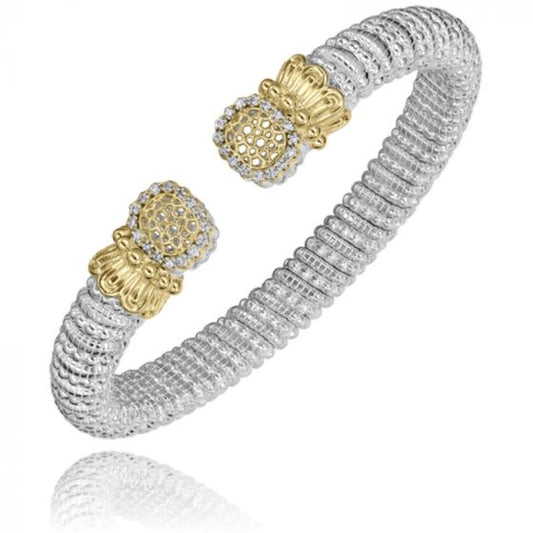 Vahan 14k Gold & Sterling Silver Diamond Bracelet