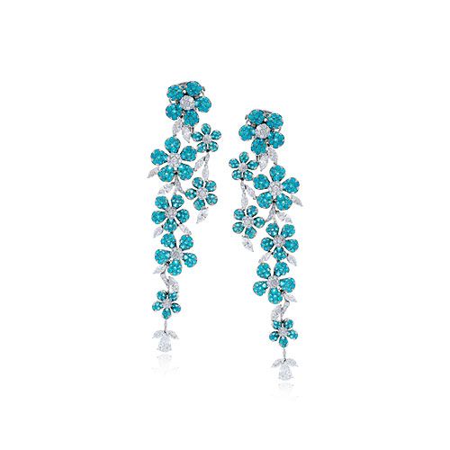 Simon G. 18k White Gold Diamond Earrings