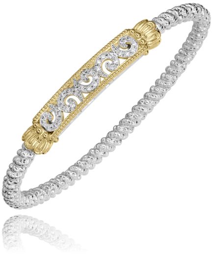 Vahan 14k Gold & Sterling Silver Diamond Bracelet