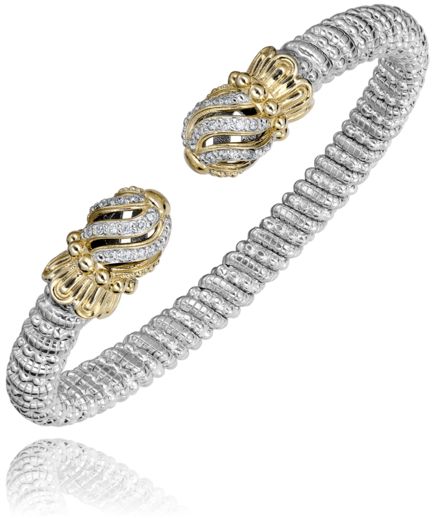 Vahan 14k Gold & Sterling Silver Diamond Bracelet