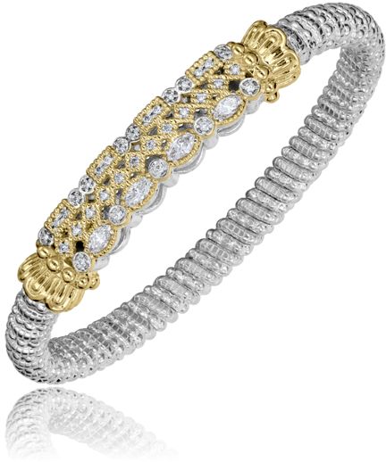 Vahan 14k Gold & Sterling Silver Diamond Bracelet